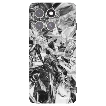 Picasee Μαύρη θήκη σιλικόνης για Motorola Edge 60 Pro - Chrome