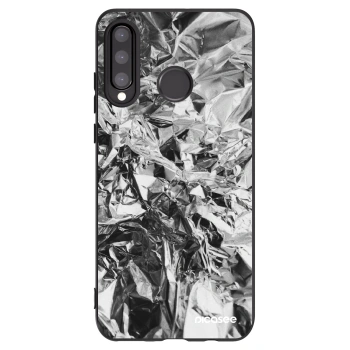 Picasee Μαύρη θήκη σιλικόνης για Huawei P30 Lite - Chrome