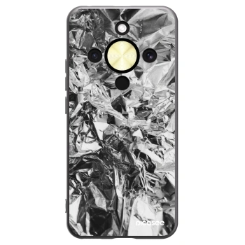 Picasee Μαύρη θήκη σιλικόνης για Honor Magic8 Lite 5G - Chrome