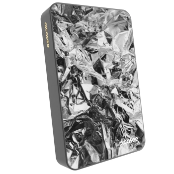 Picasee Powerbank με MagSafe 10 000 mAh Γκρί - Chrome