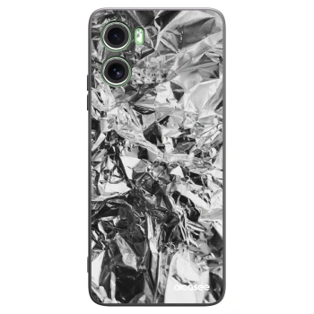 Picasee Μαύρη θήκη σιλικόνης για Motorola Moto G06 - Chrome