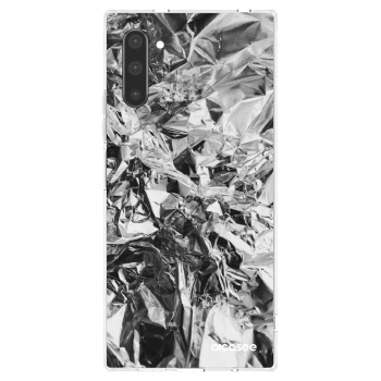 Picasee διαφανής θήκη σιλικόνης Samsung Galaxy Note 10 N970F - Chrome