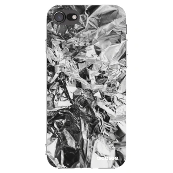 Picasee διαφανής θήκη σιλικόνης Apple iPhone 8 - Chrome