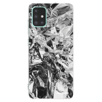 Picasee διαφανής θήκη σιλικόνης Samsung Galaxy A51 A515F - Chrome