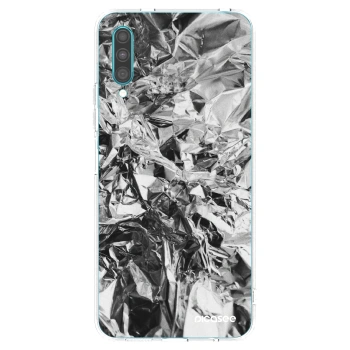 Picasee διαφανής θήκη σιλικόνης Samsung Galaxy A30s A307F - Chrome