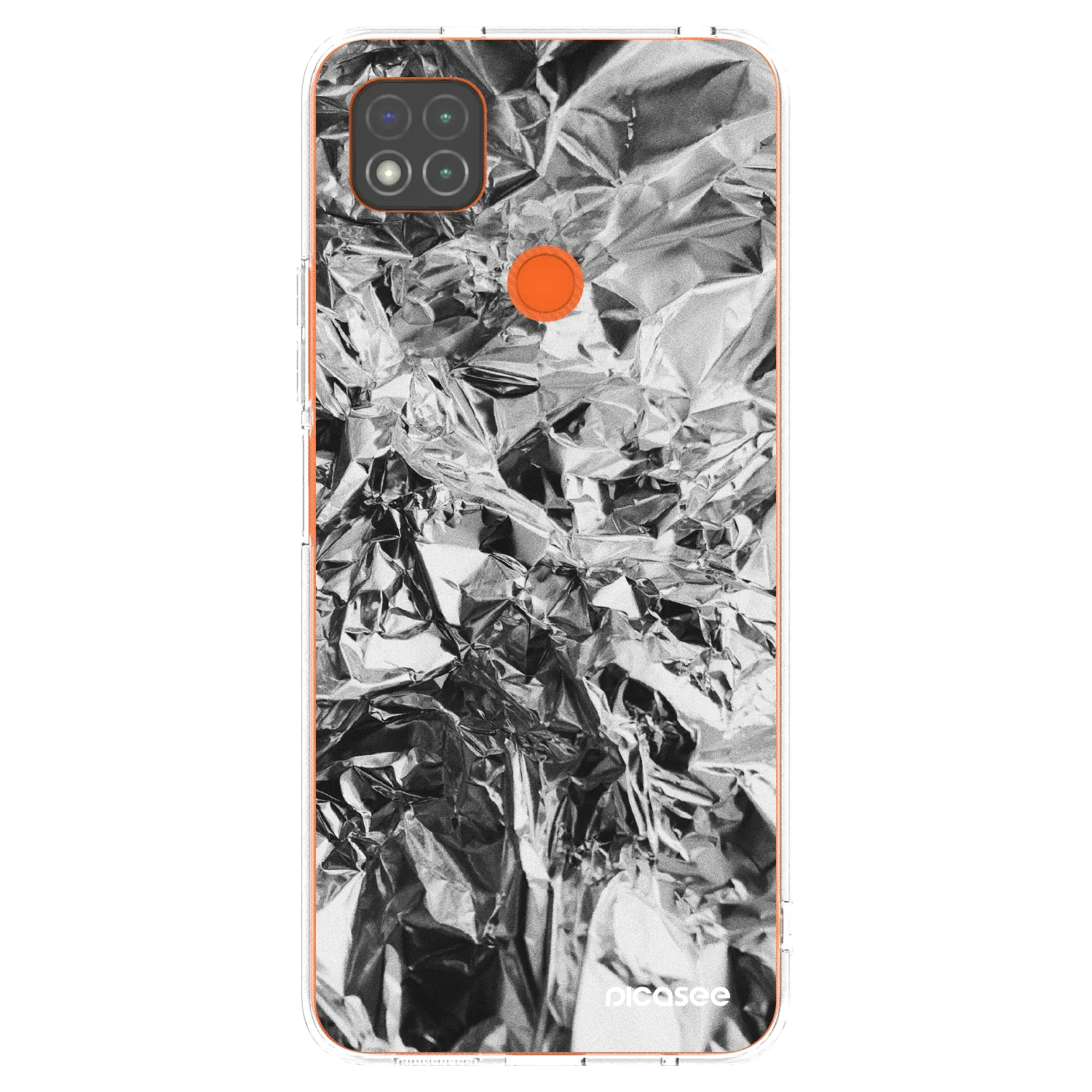 Picasee διαφανής θήκη σιλικόνης Xiaomi Redmi 9C - Chrome