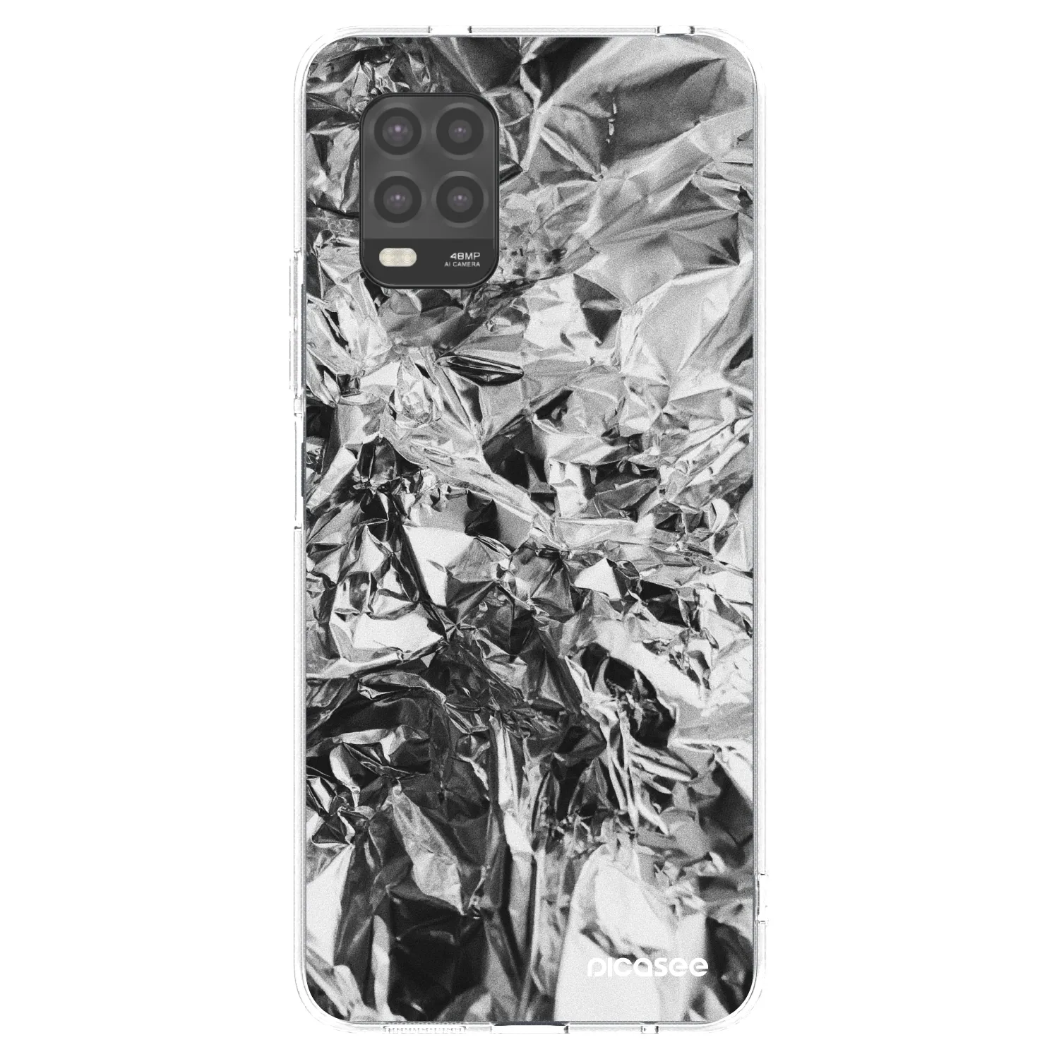 Picasee διαφανής θήκη σιλικόνης Xiaomi Mi 10 Lite - Chrome