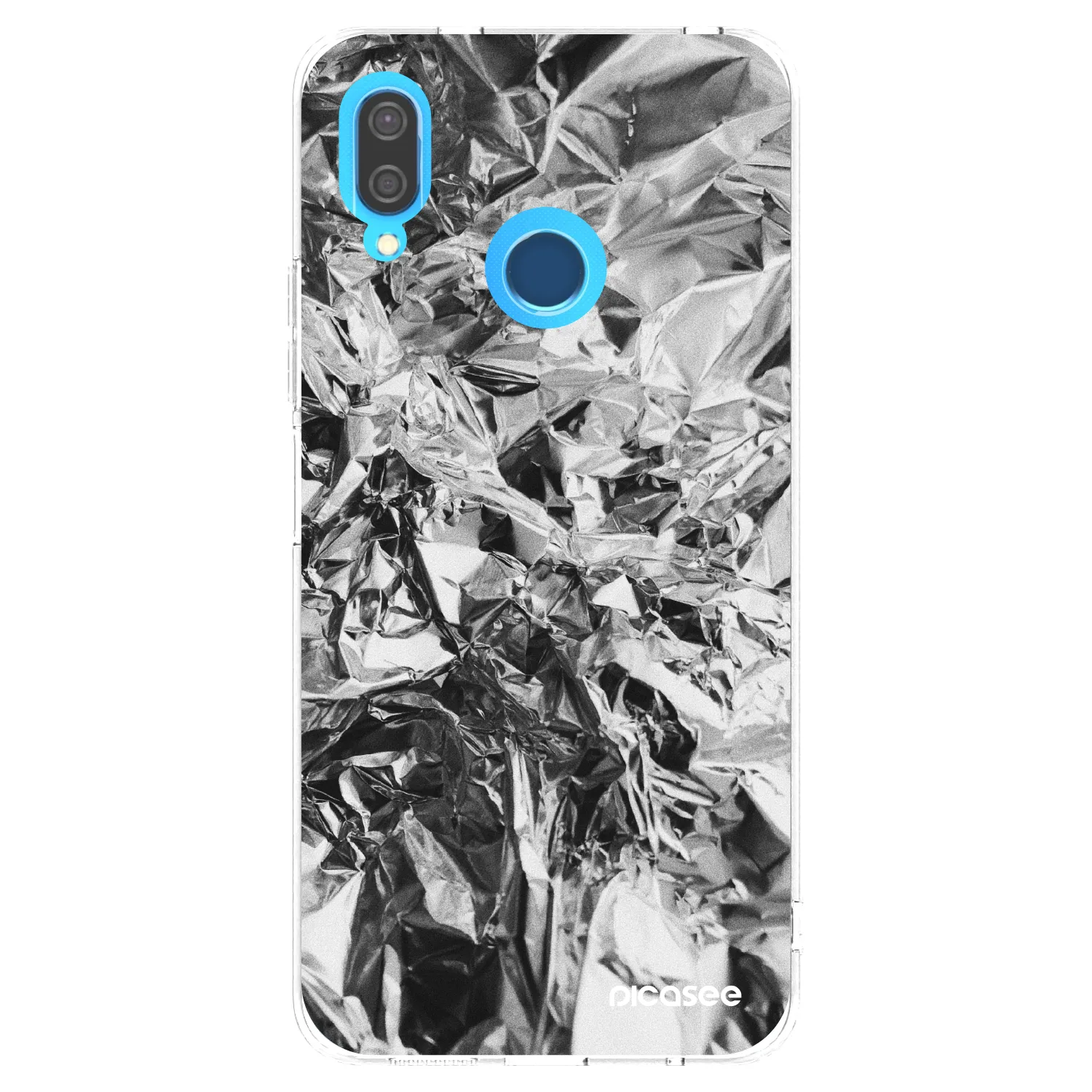 Picasee διαφανής θήκη σιλικόνης Huawei P20 Lite - Chrome