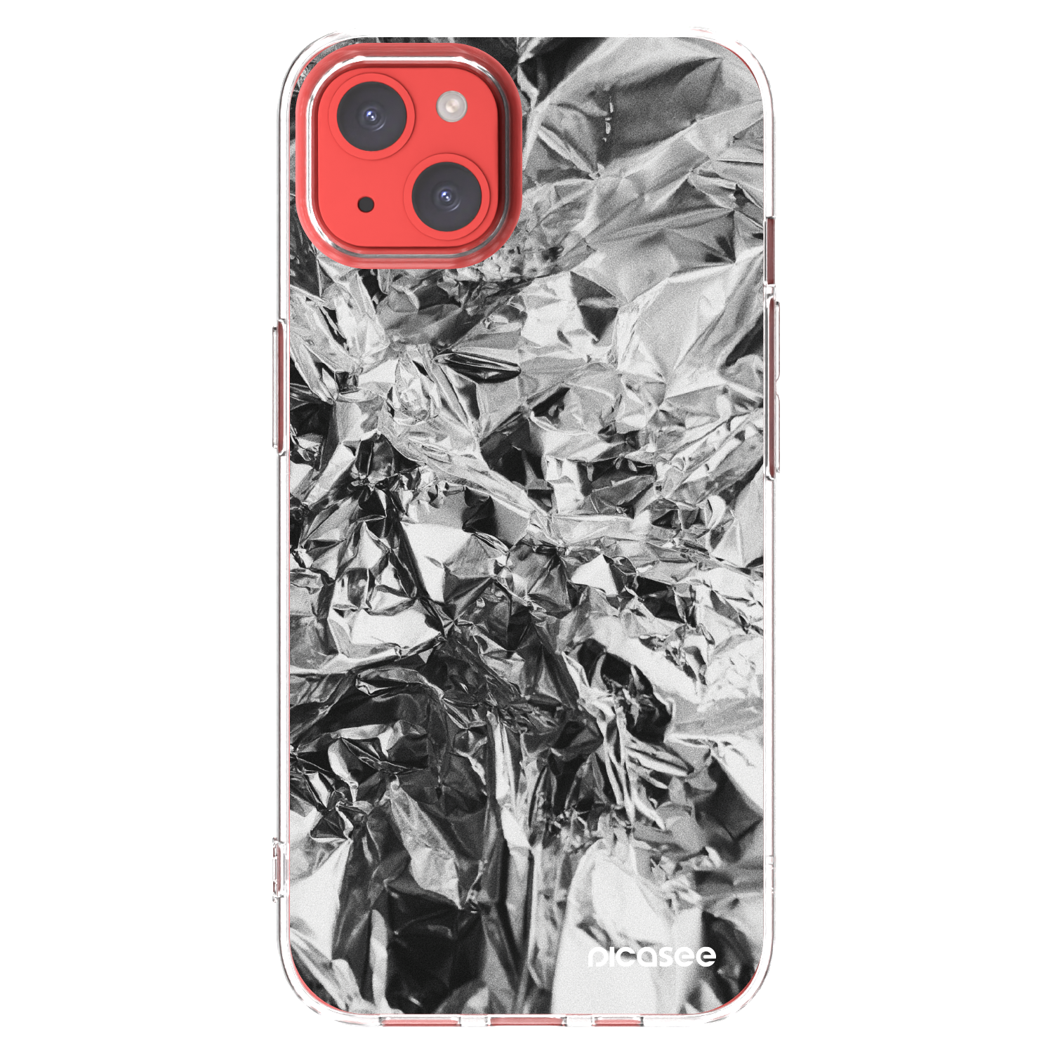 Picasee διαφανής θήκη σιλικόνης Apple iPhone 13 - Chrome