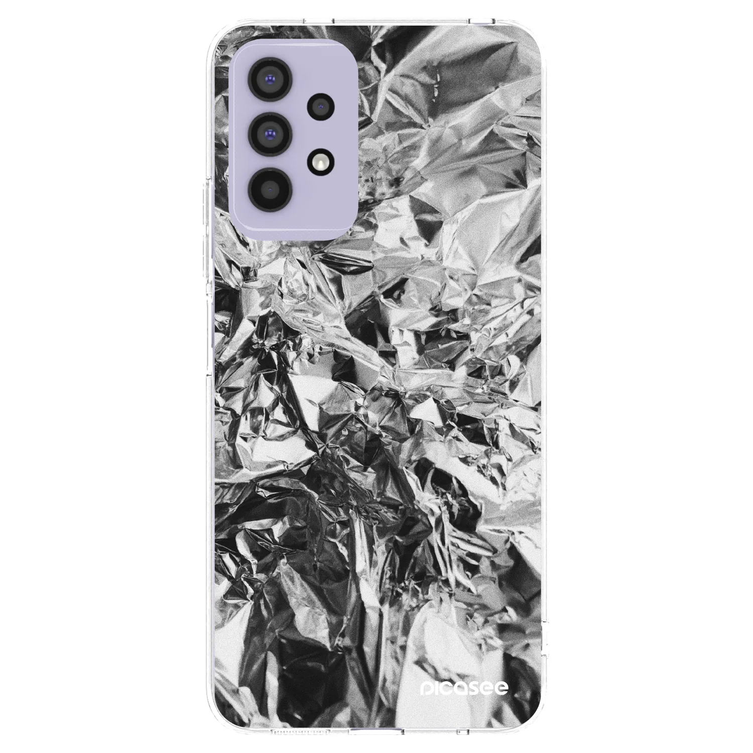 Picasee διαφανής θήκη σιλικόνης Samsung Galaxy A32 4G SM-A325F - Chrome