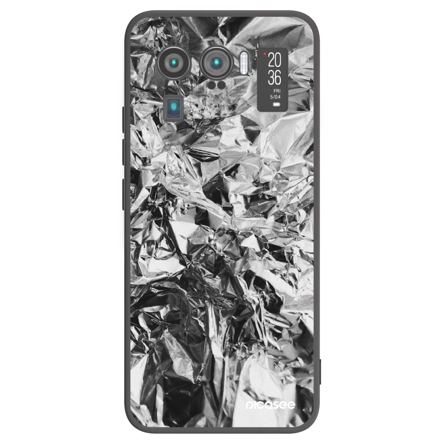 Picasee Μαύρη θήκη σιλικόνης για Xiaomi Mi 11 Ultra - Chrome