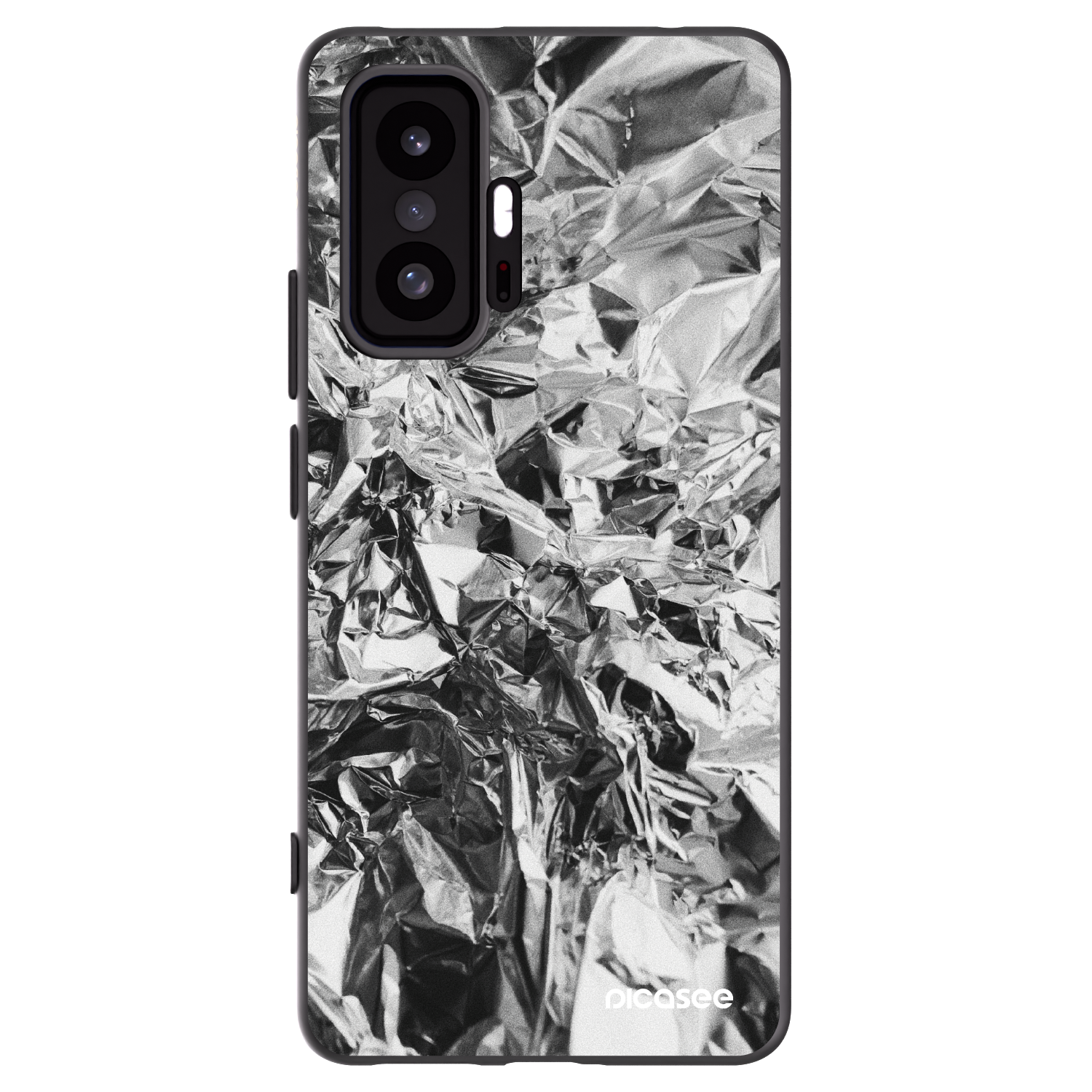 Picasee Μαύρη θήκη σιλικόνης για Xiaomi 11T Pro - Chrome