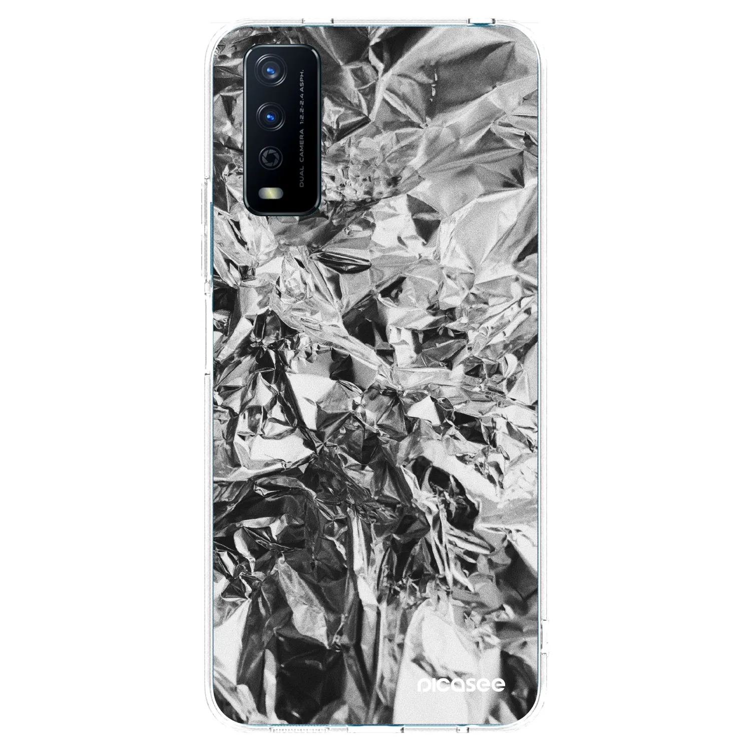 Picasee διαφανής θήκη σιλικόνης Vivo Y11s - Chrome