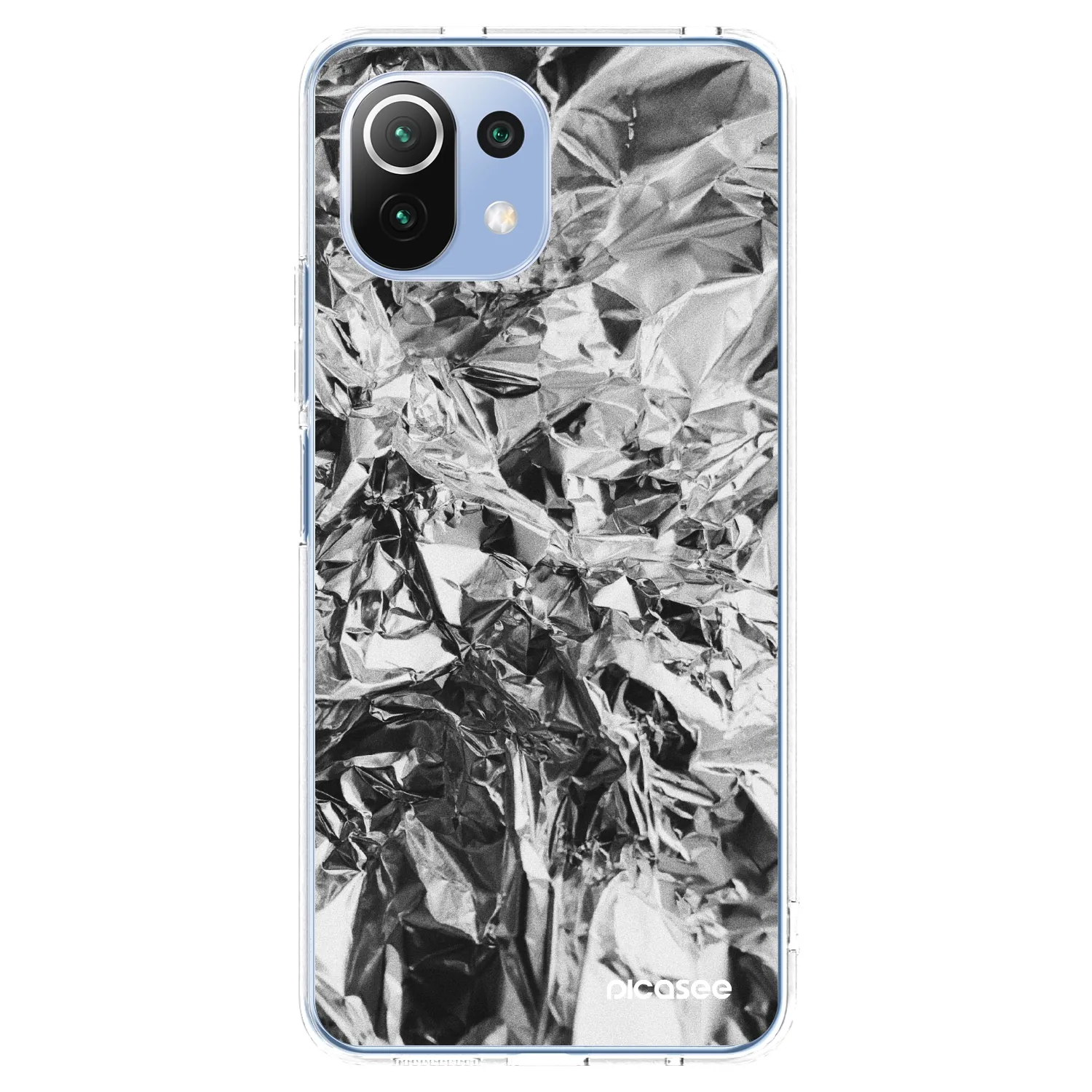 Picasee διαφανής θήκη σιλικόνης Xiaomi 11 Lite 5G NE - Chrome