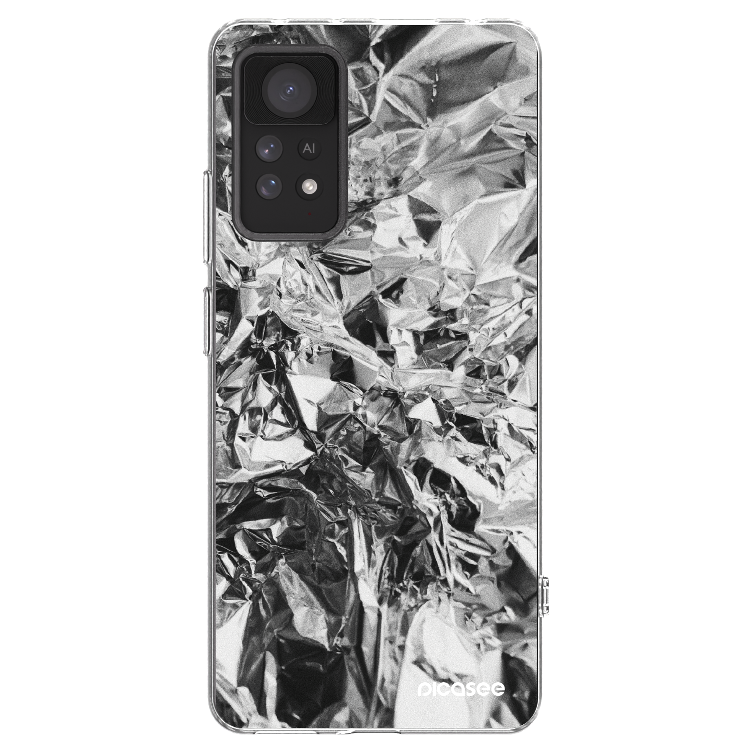 Picasee διαφανής θήκη σιλικόνης Xiaomi Redmi Note 11 Pro - Chrome