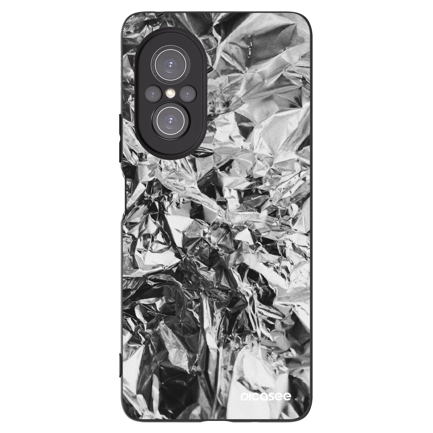 Picasee Μαύρη θήκη σιλικόνης για Huawei Nova 9 SE - Chrome