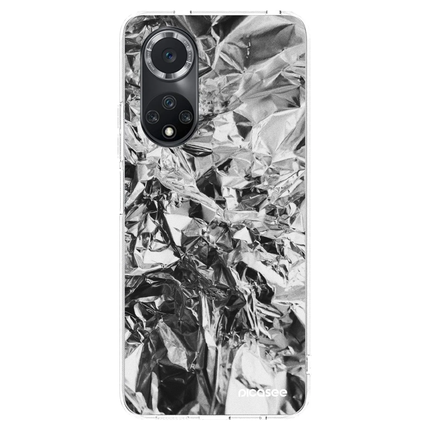 Picasee διαφανής θήκη σιλικόνης Huawei Nova 9 SE - Chrome
