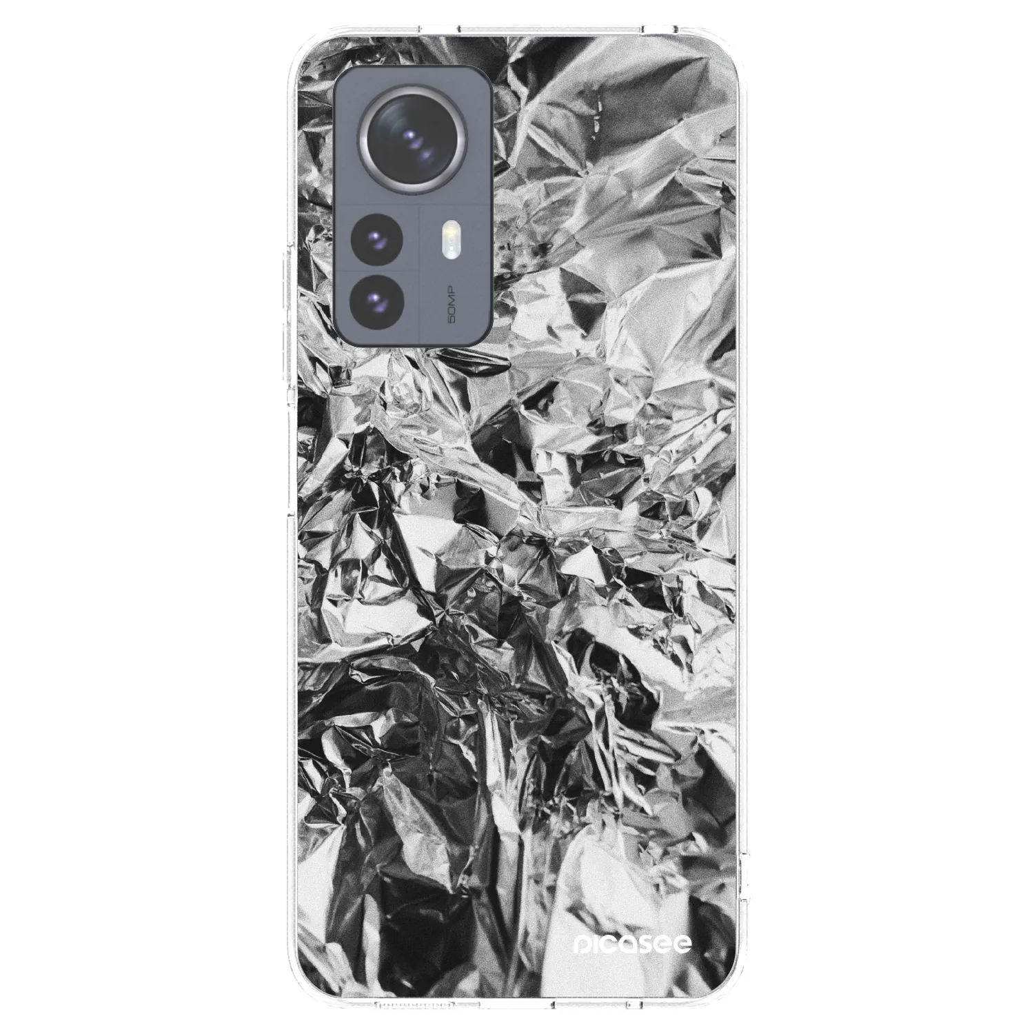 Picasee διαφανής θήκη σιλικόνης Xiaomi 12 Pro - Chrome