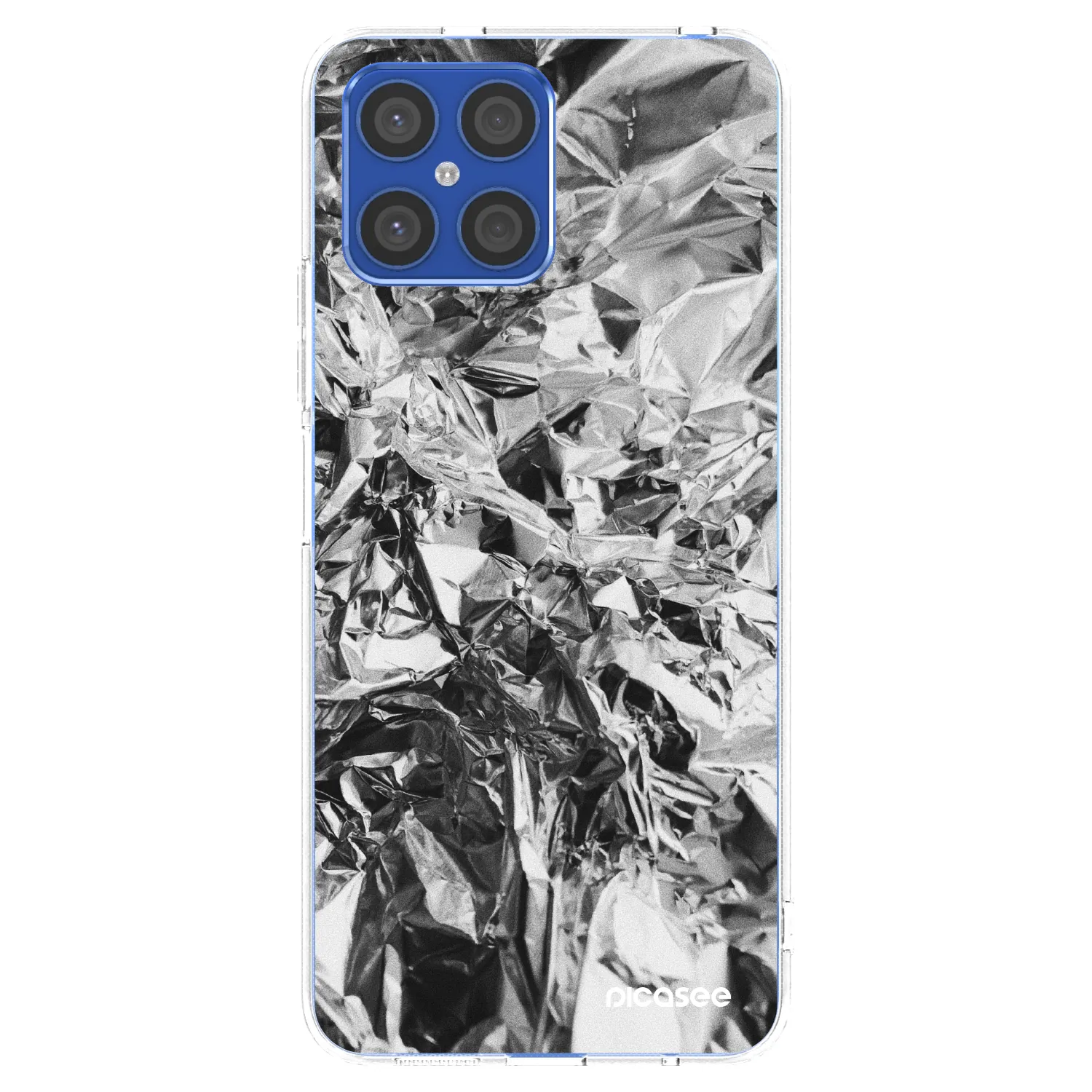 Picasee διαφανής θήκη σιλικόνης Honor X8 4G - Chrome