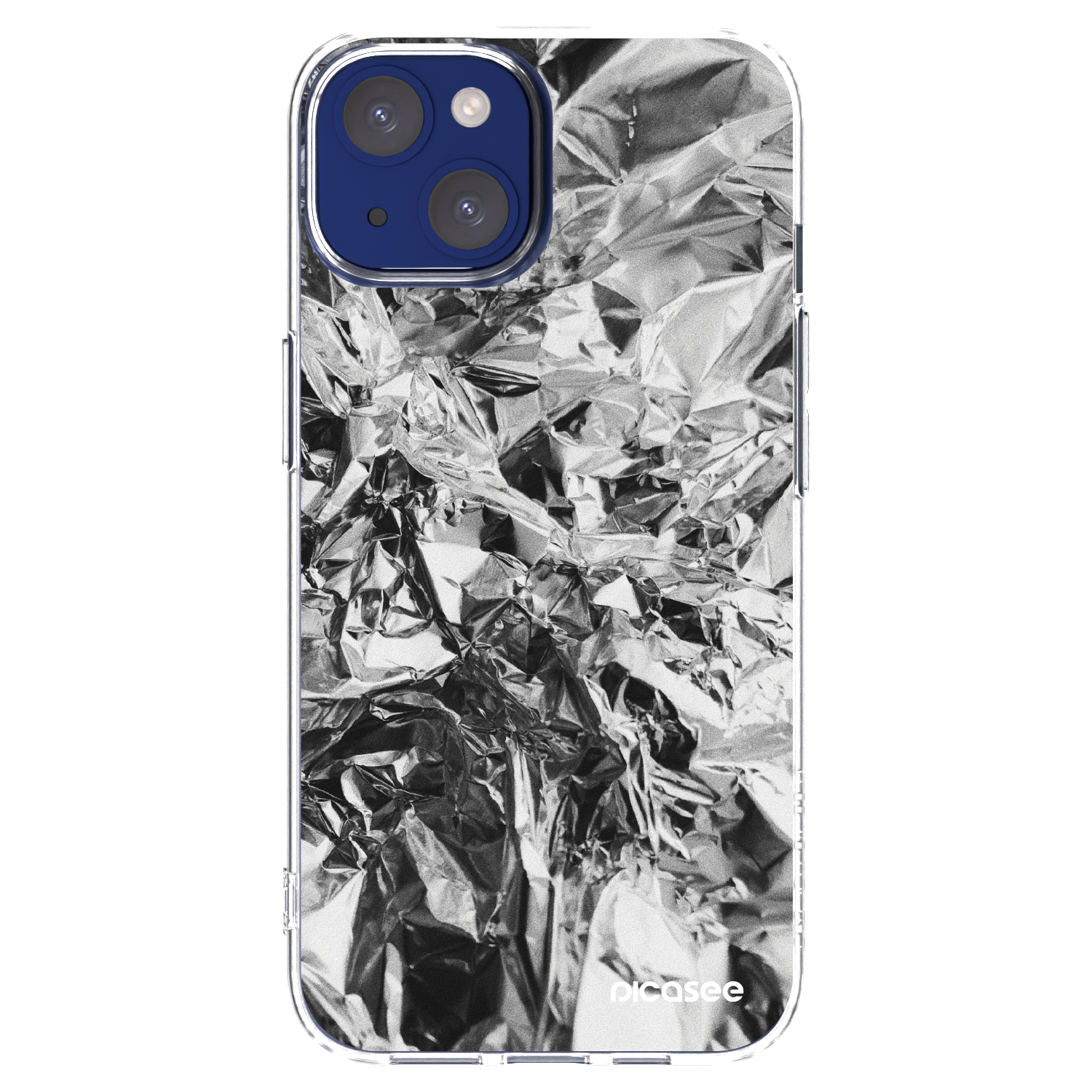 Picasee διαφανής θήκη σιλικόνης Apple iPhone 14 - Chrome