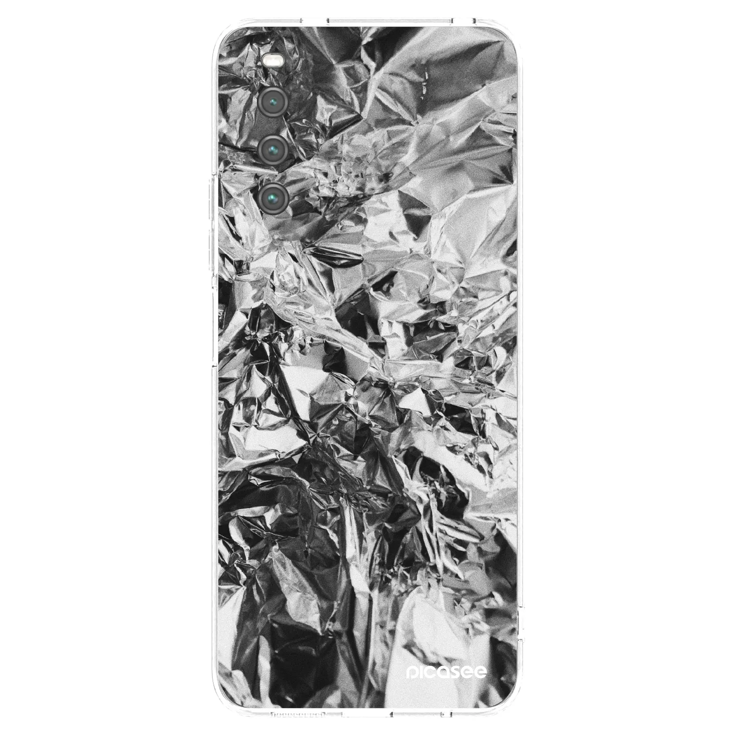 Picasee διαφανής θήκη σιλικόνης Sony Xperia 10 IV 5G - Chrome