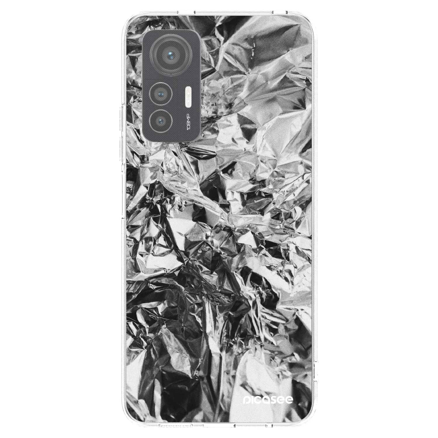 Picasee διαφανής θήκη σιλικόνης Xiaomi 12 Lite - Chrome