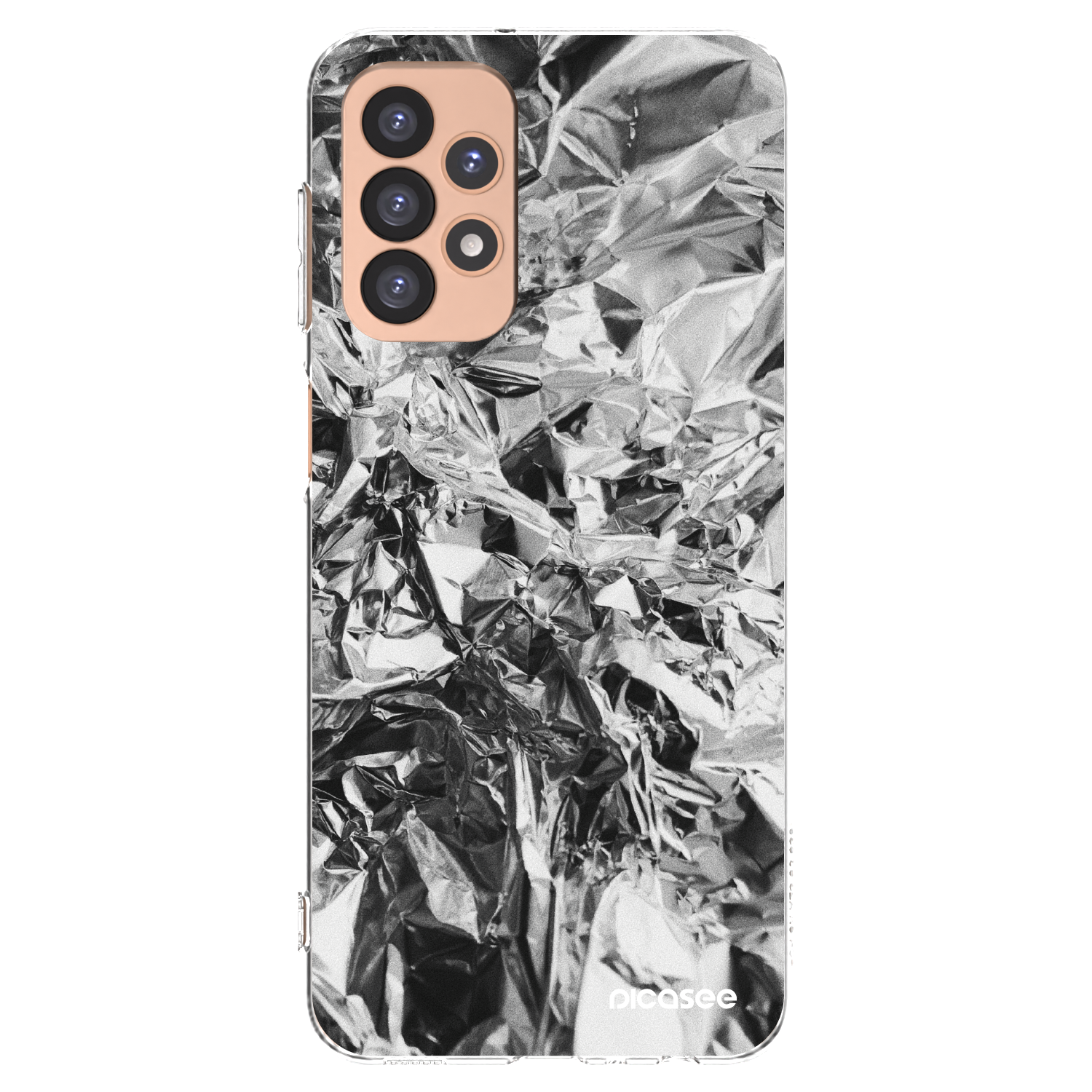 Picasee διαφανής θήκη σιλικόνης Samsung Galaxy A23 A236B 5G - Chrome