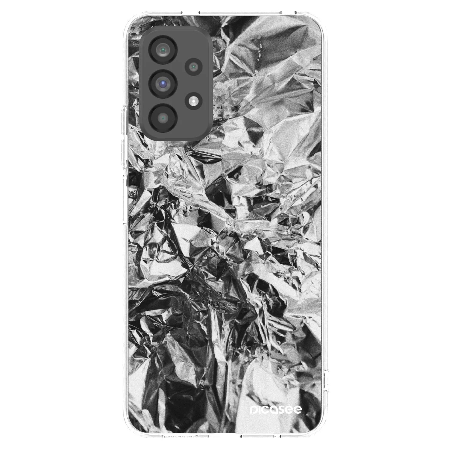 Picasee διαφανής θήκη σιλικόνης Samsung Galaxy A73 5G - Chrome