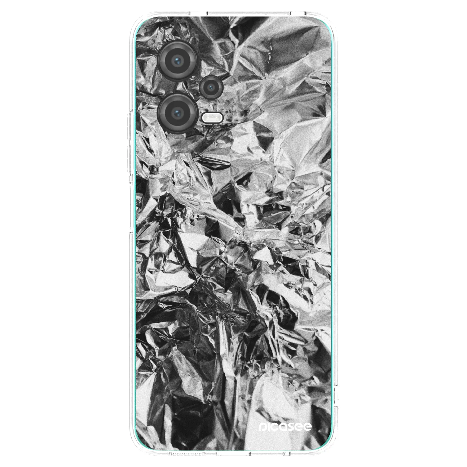 Picasee διαφανής θήκη σιλικόνης Xiaomi Poco X5 - Chrome