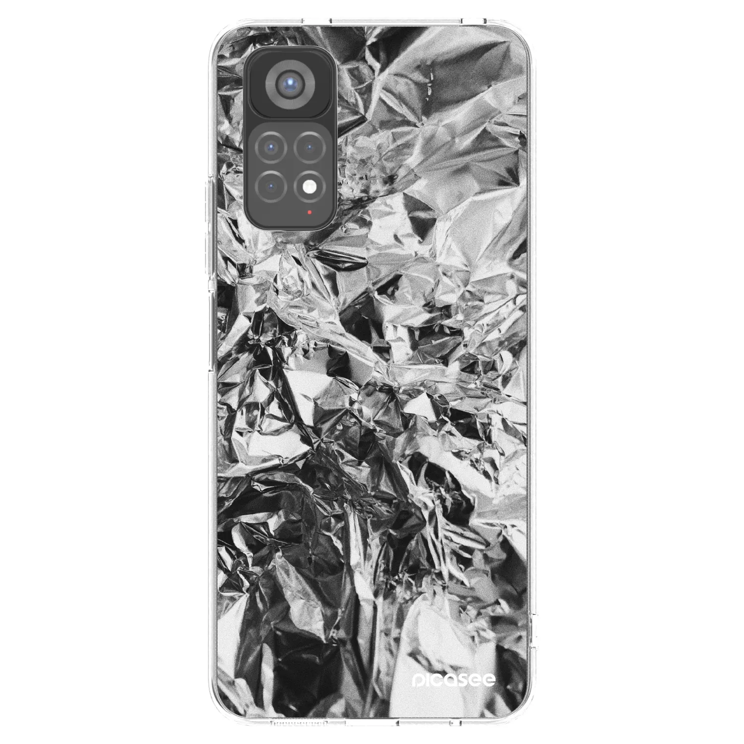 Picasee διαφανής θήκη σιλικόνης Xiaomi Redmi Note 11S 5G - Chrome
