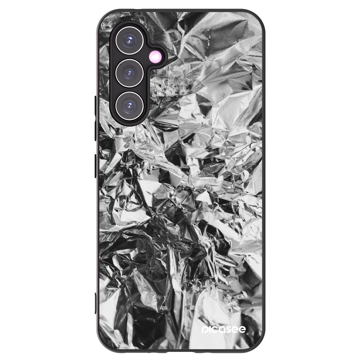 Picasee Μαύρη θήκη σιλικόνης για Samsung Galaxy A54 5G A546B - Chrome