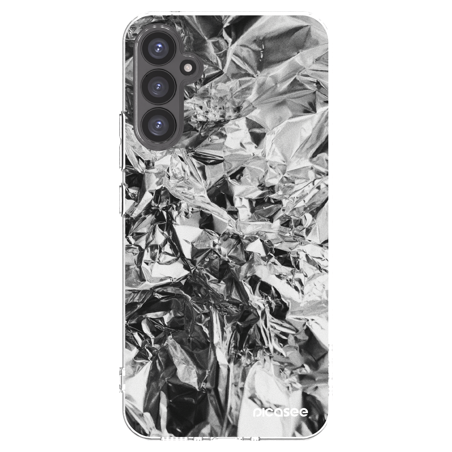 Picasee διαφανής θήκη σιλικόνης Samsung Galaxy A34 5G A346B - Chrome