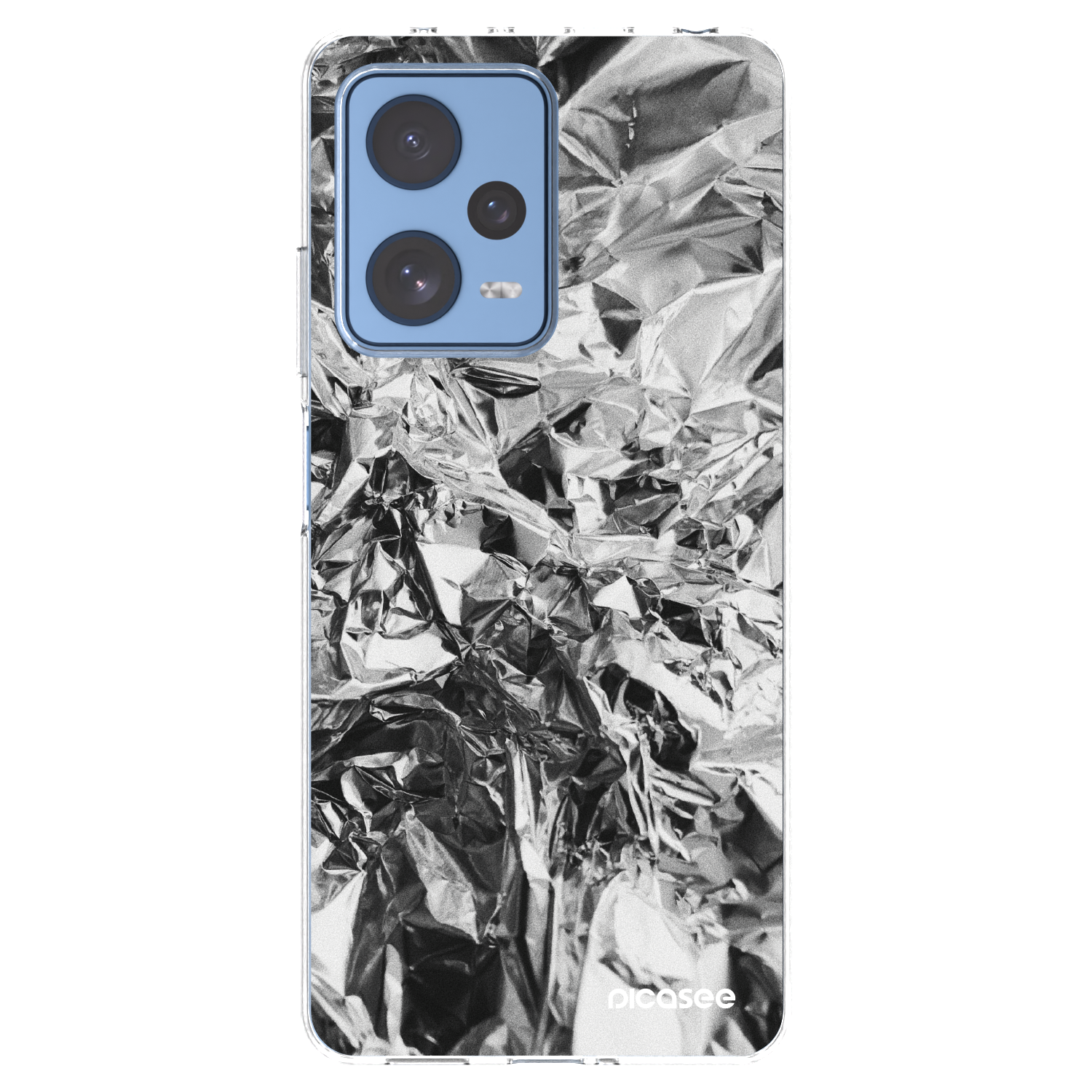 Picasee διαφανής θήκη σιλικόνης Xiaomi Redmi Note 12 Pro 5G - Chrome