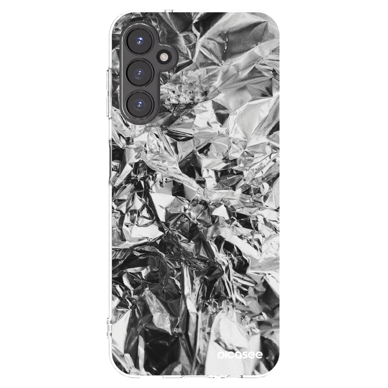 Picasee διαφανής θήκη σιλικόνης Samsung Galaxy A14 4G A145R - Chrome