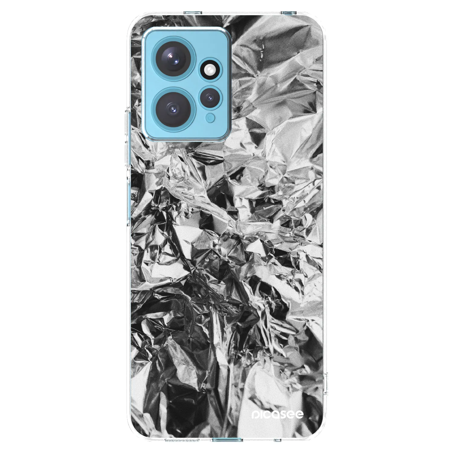 Picasee διαφανής θήκη σιλικόνης Xiaomi Redmi Note 12 4G - Chrome