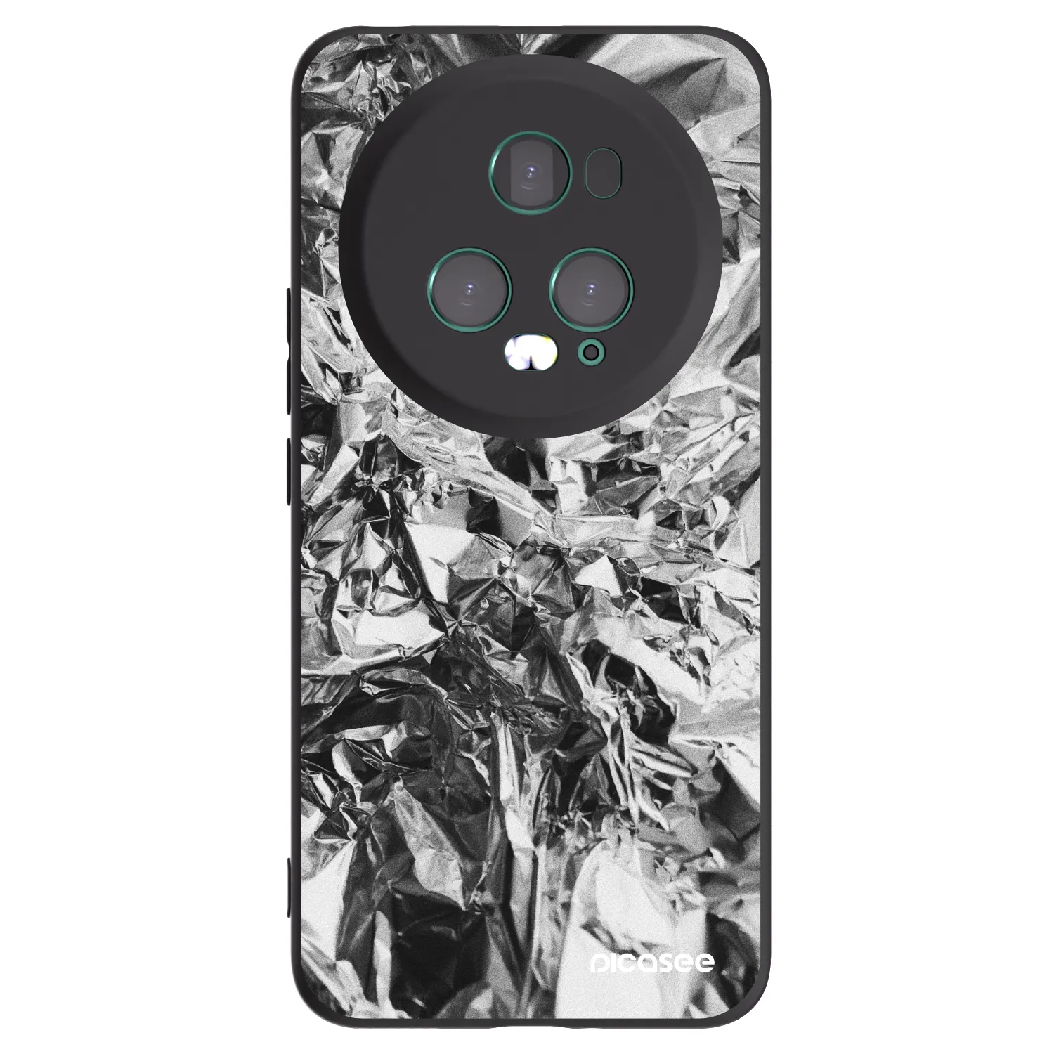 Picasee Μαύρη θήκη σιλικόνης για Honor Magic5 Pro - Chrome