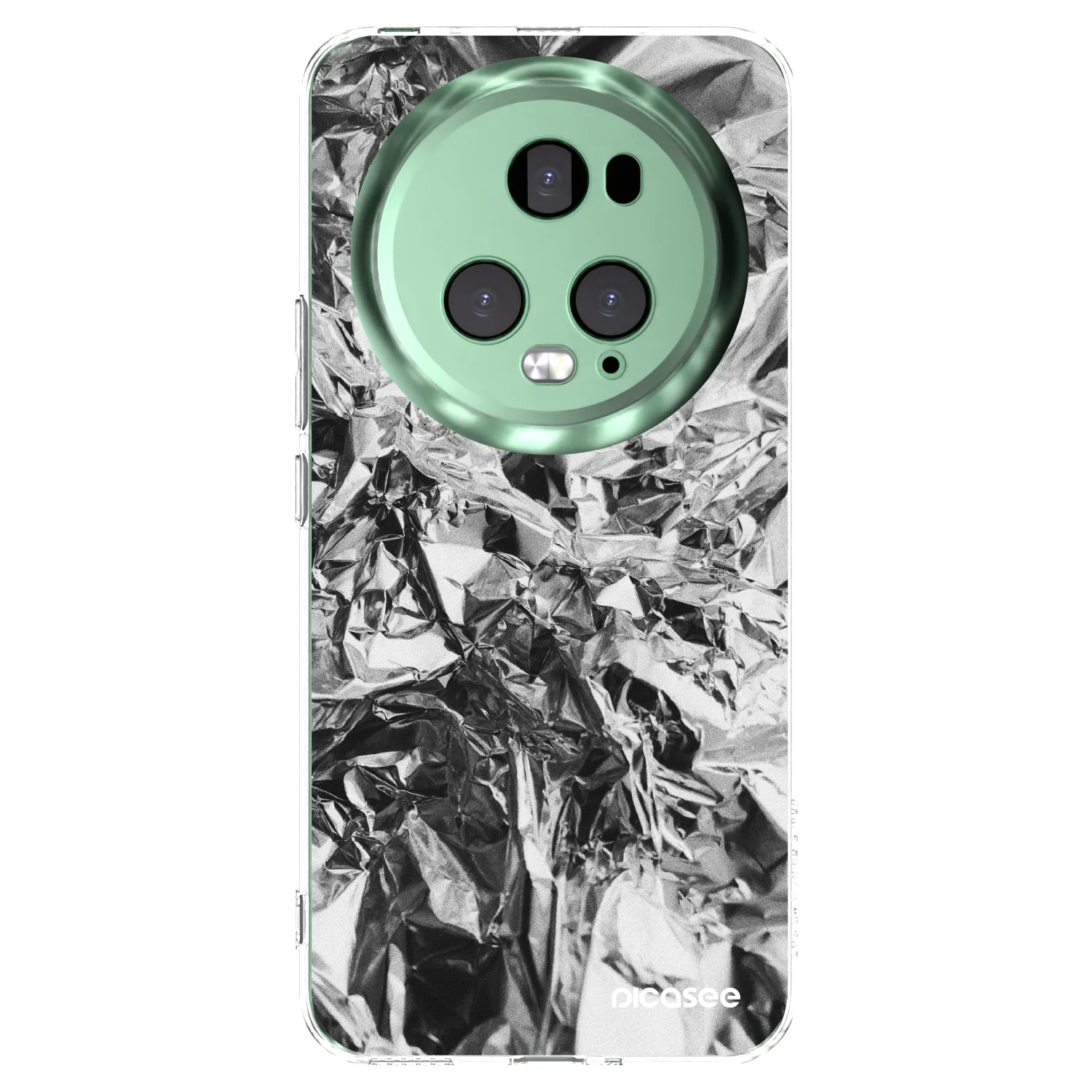 Picasee διαφανής θήκη σιλικόνης Honor Magic5 Pro - Chrome