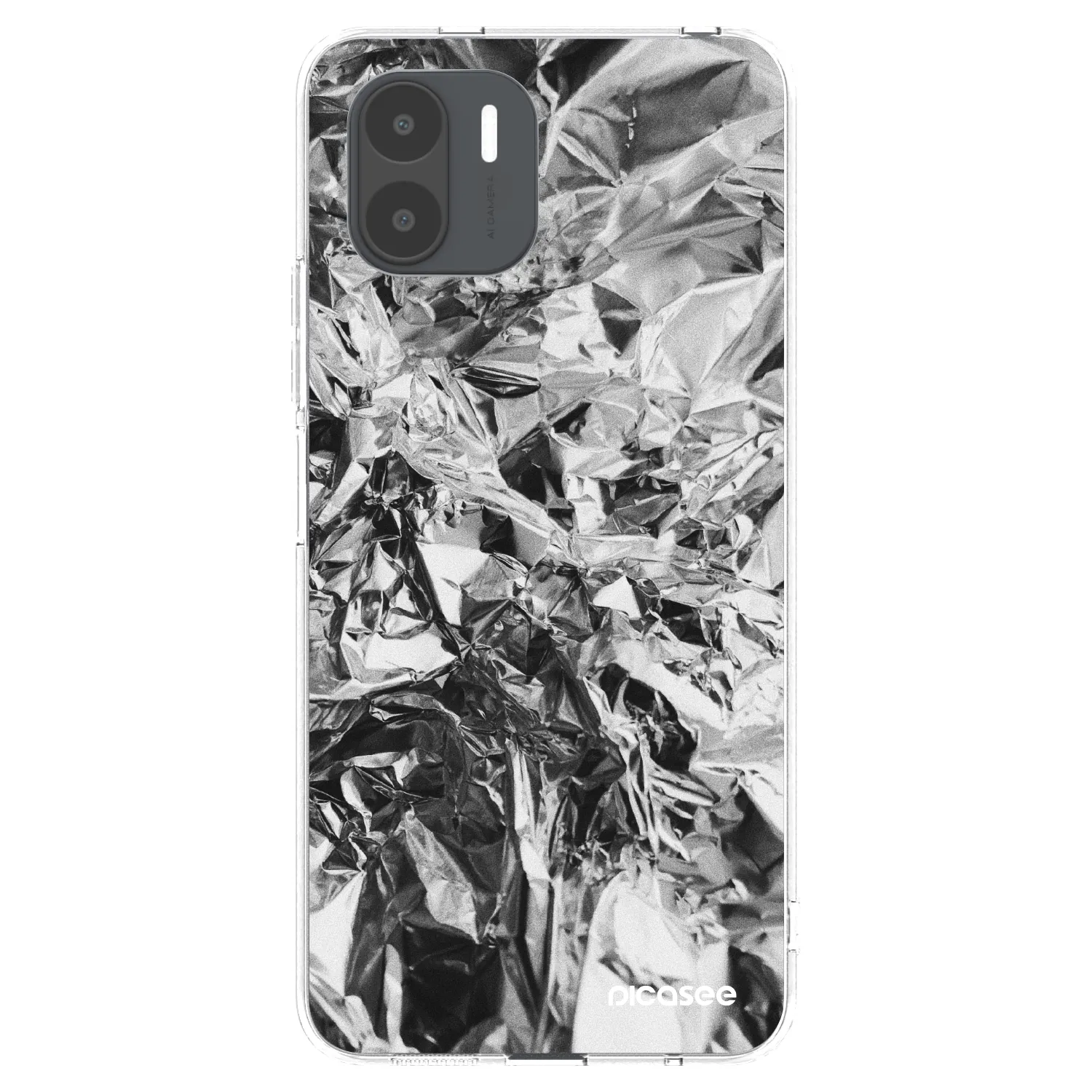 Picasee διαφανής θήκη σιλικόνης Xiaomi Redmi A2 - Chrome