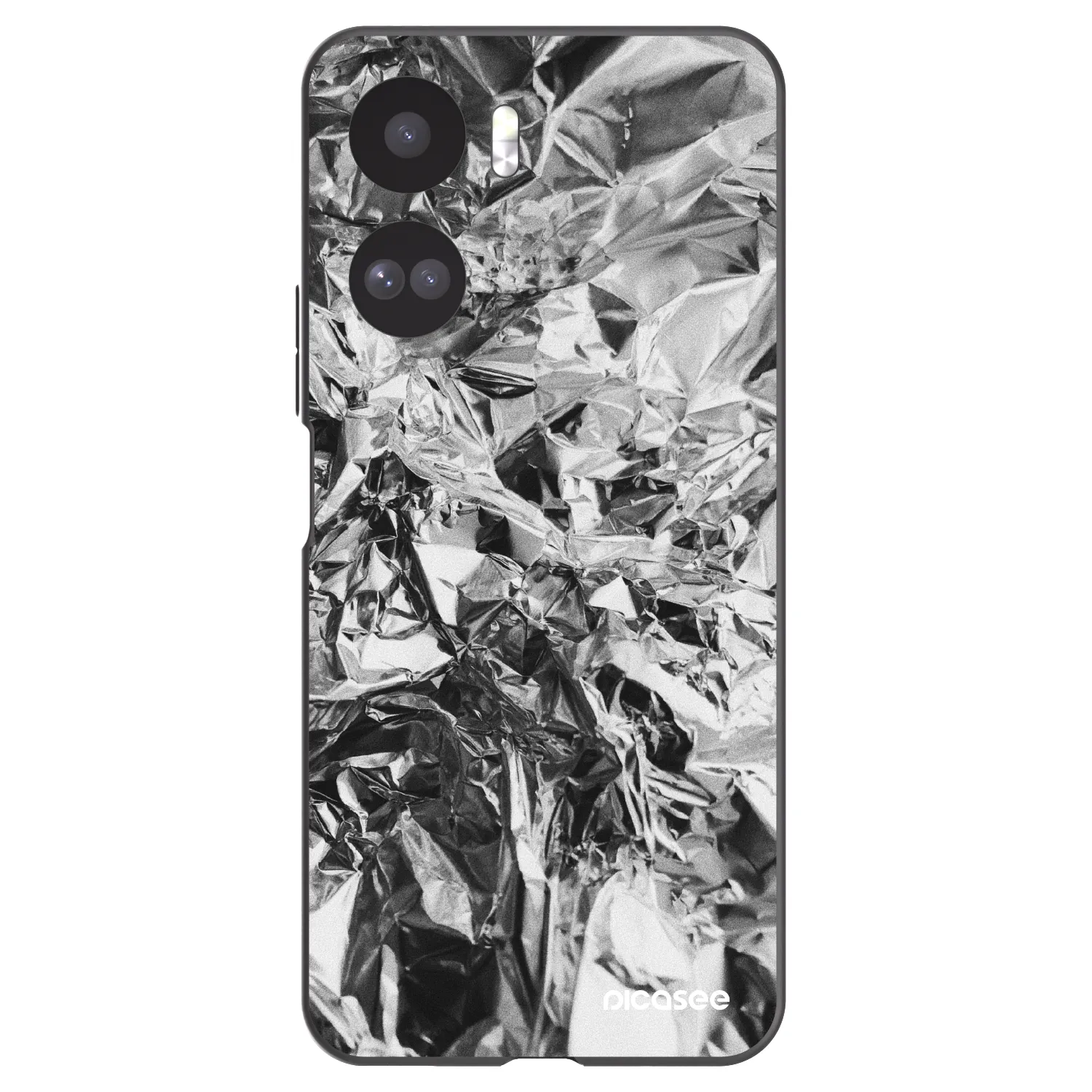 Picasee Μαύρη θήκη σιλικόνης για Honor 90 Lite 5G - Chrome