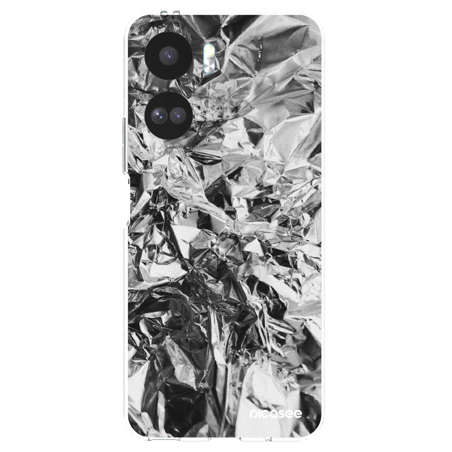 Picasee διαφανής θήκη σιλικόνης Honor 90 Lite 5G - Chrome