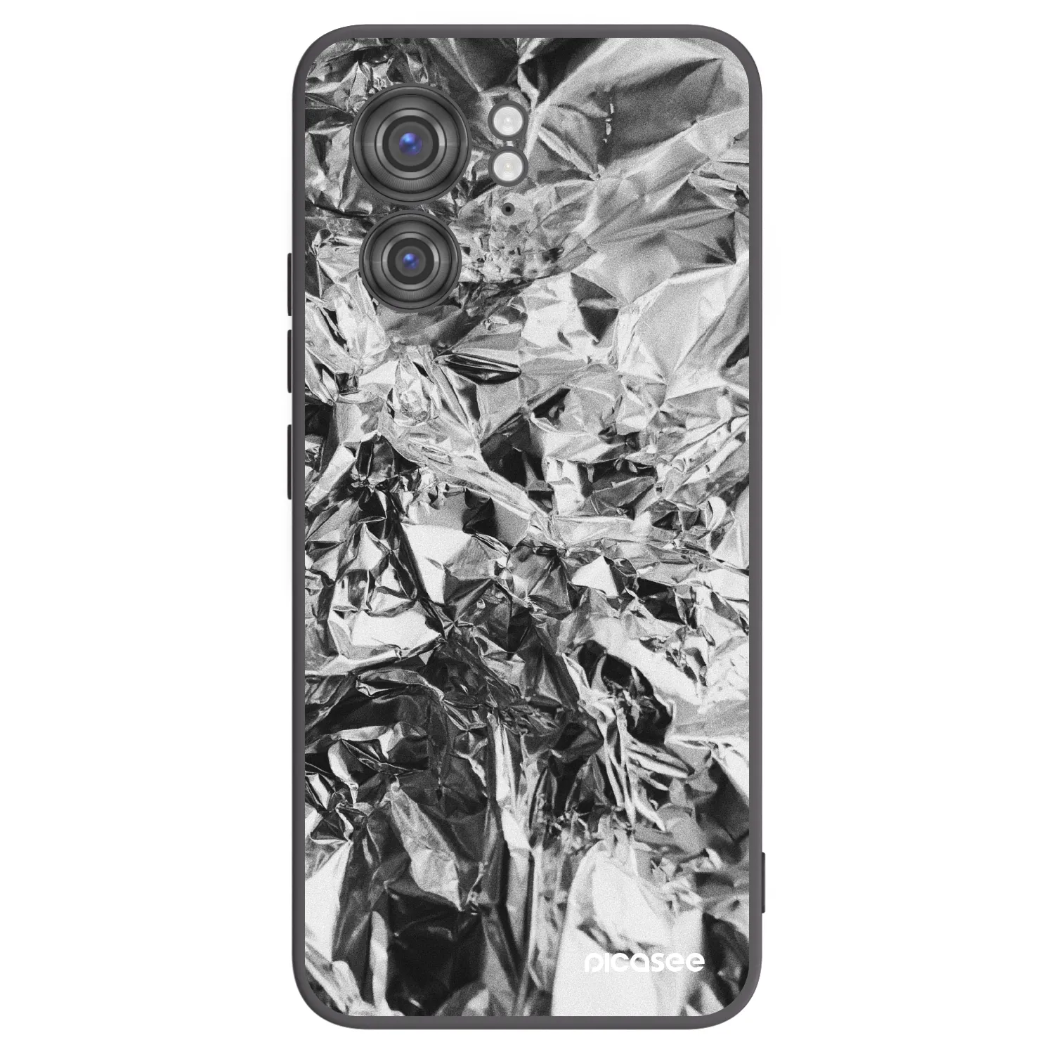 Picasee Μαύρη θήκη σιλικόνης για Motorola Edge 40 - Chrome