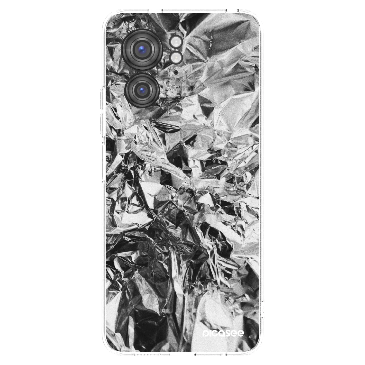 Picasee διαφανής θήκη σιλικόνης Motorola Edge 40 - Chrome