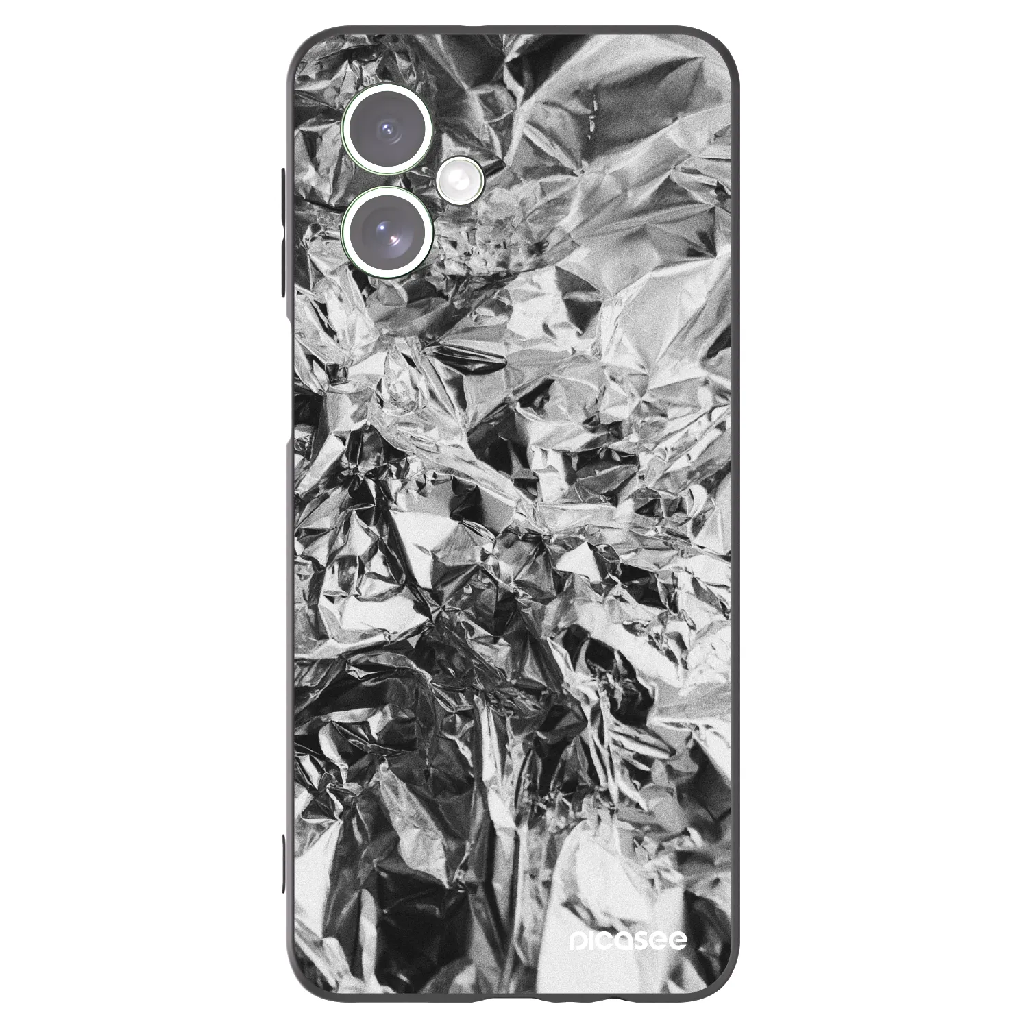 Picasee Μαύρη θήκη σιλικόνης για Motorola Moto G54 5G - Chrome