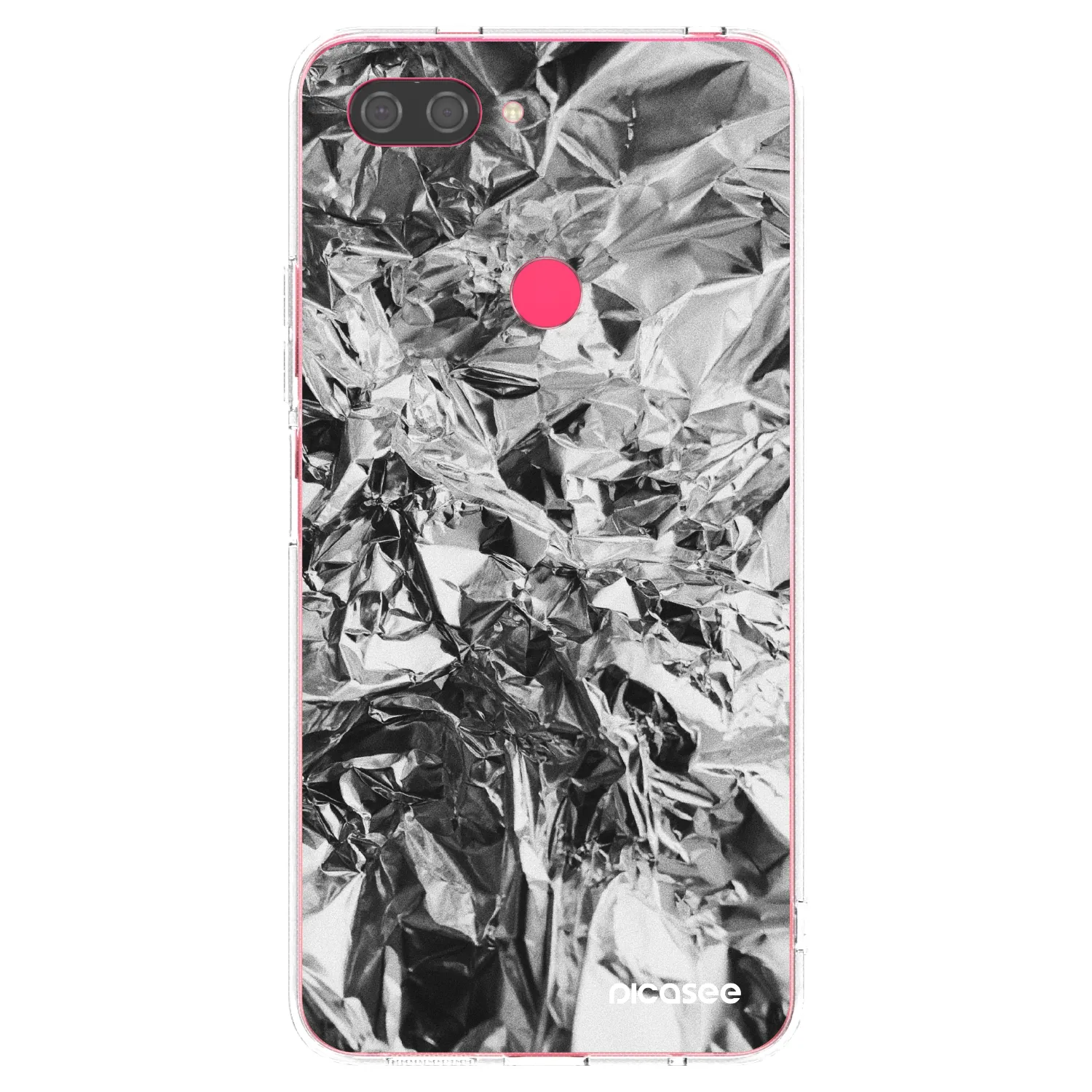 Picasee διαφανής θήκη σιλικόνης Xiaomi Mi 8 Lite - Chrome