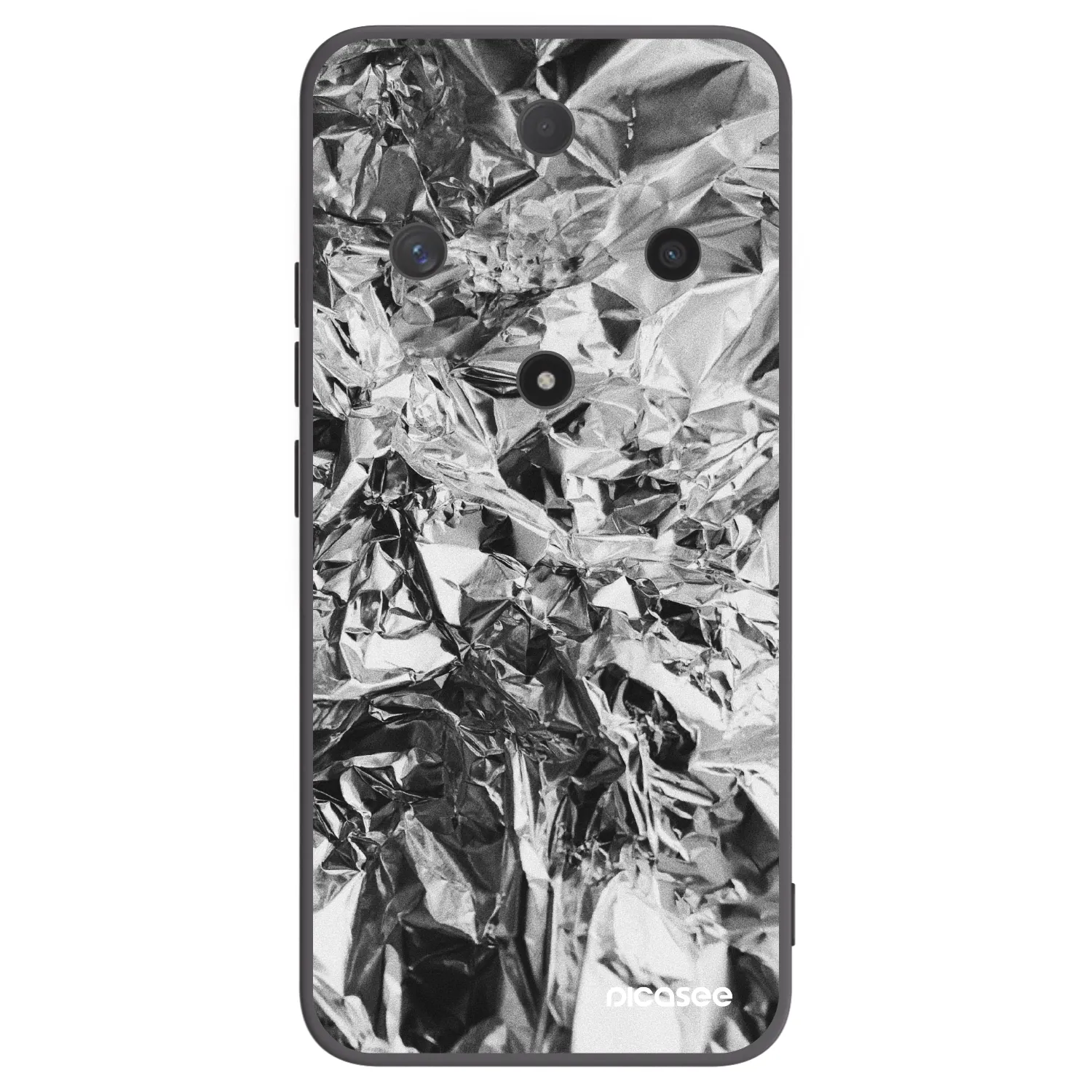 Picasee Μαύρη θήκη σιλικόνης για Honor Magic6 Lite 5G - Chrome
