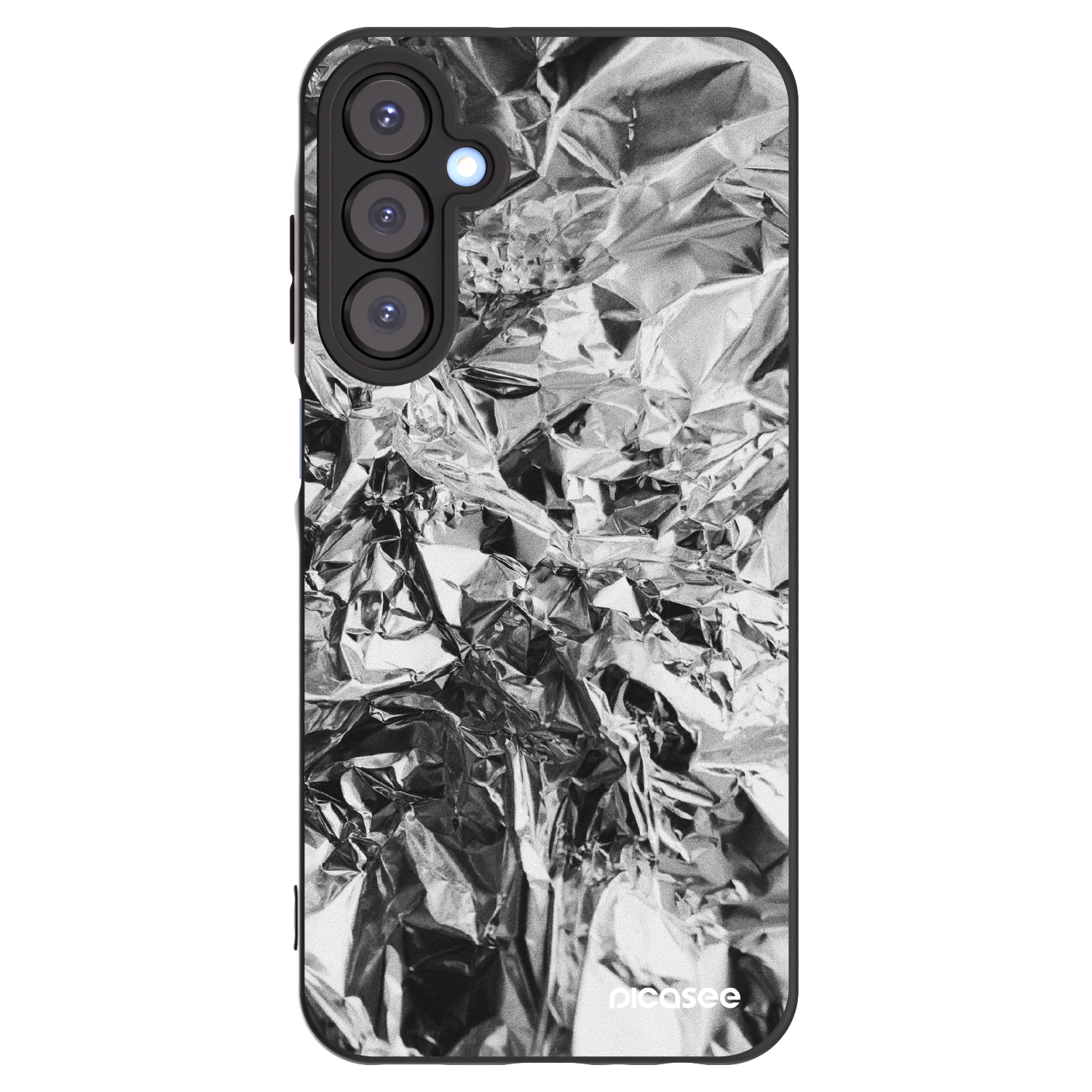 Picasee Μαύρη θήκη σιλικόνης για Samsung Galaxy A25 A256B 5G - Chrome