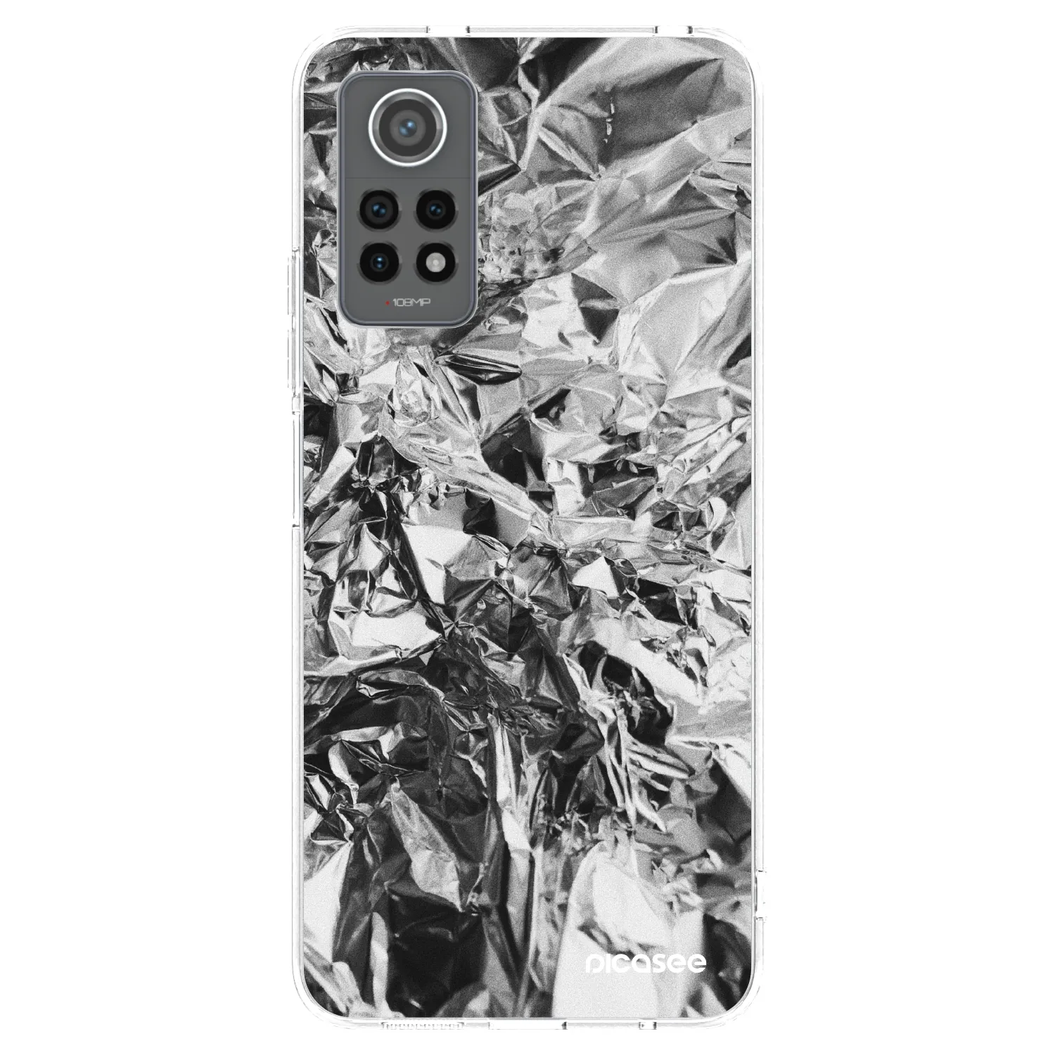 Picasee διαφανής θήκη σιλικόνης Xiaomi Redmi Note 12 Pro 4G - Chrome