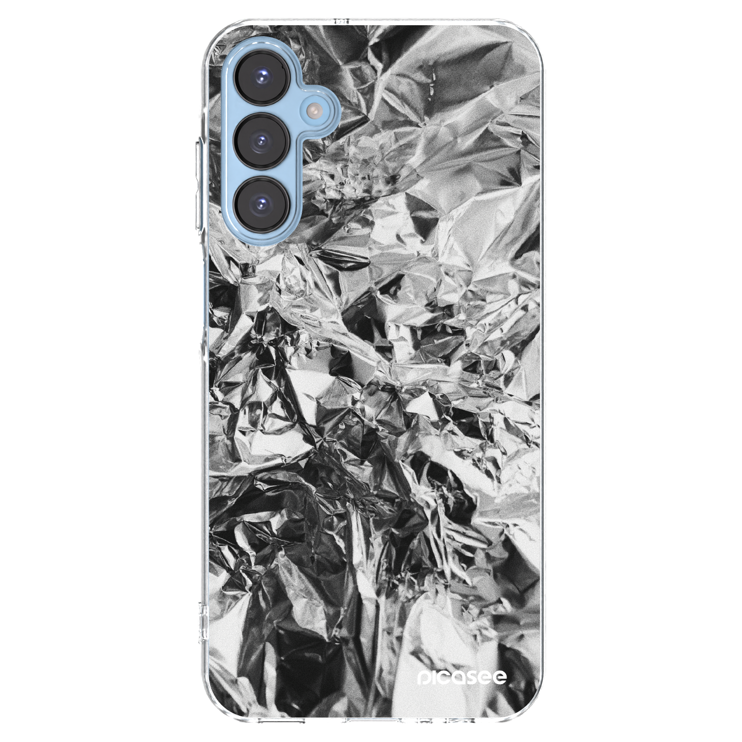 Picasee διαφανής θήκη σιλικόνης Samsung Galaxy A15 A156B 5G - Chrome