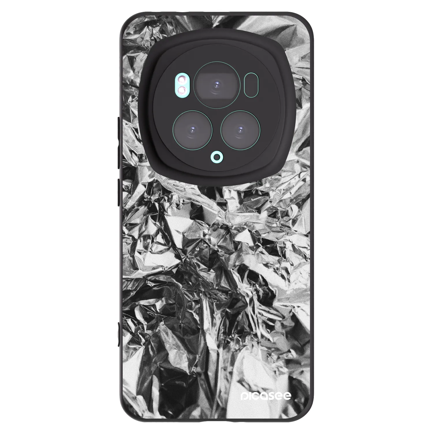 Picasee Μαύρη θήκη σιλικόνης για Honor Magic6 Pro - Chrome