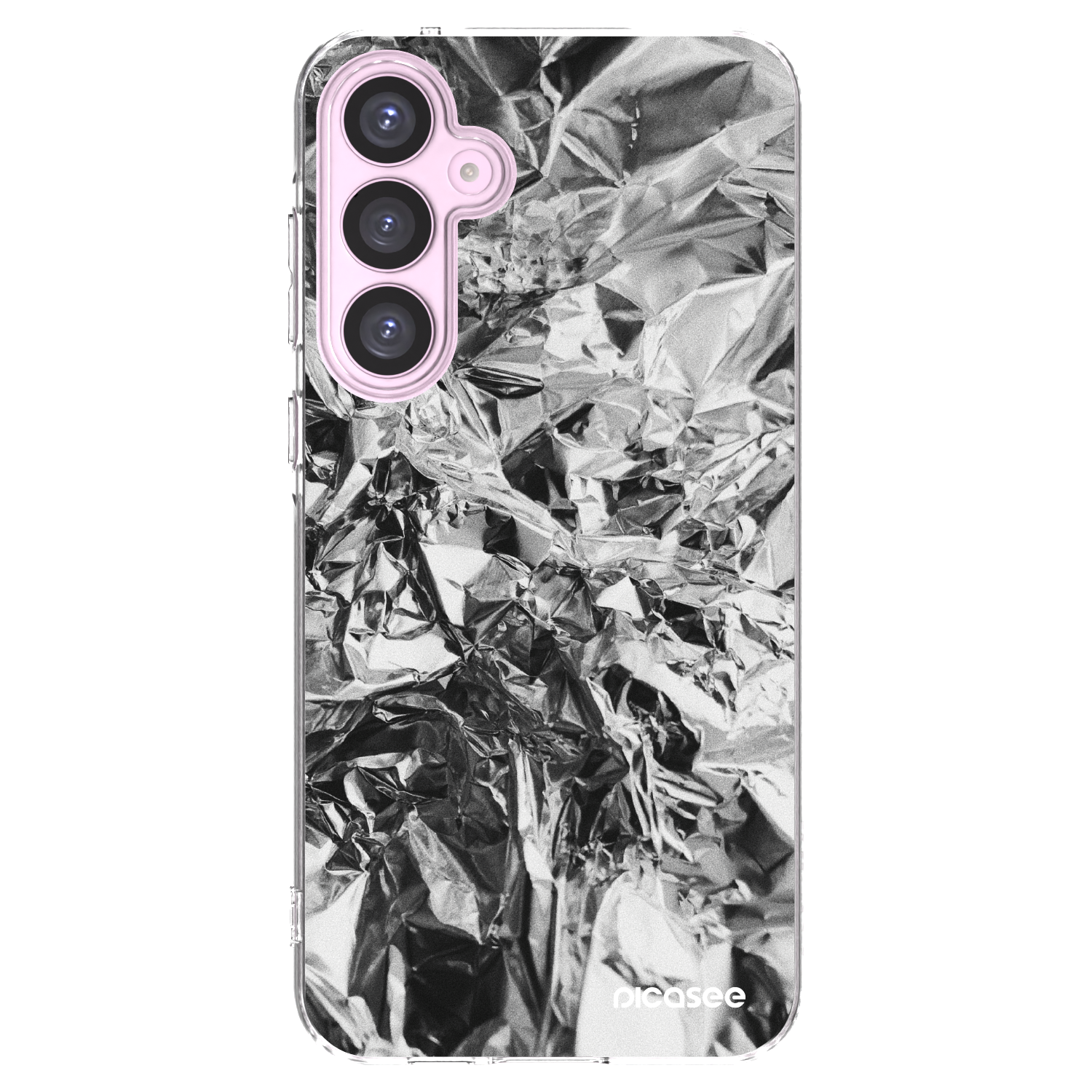Picasee διαφανής θήκη σιλικόνης Samsung Galaxy A55 5G A556B - Chrome